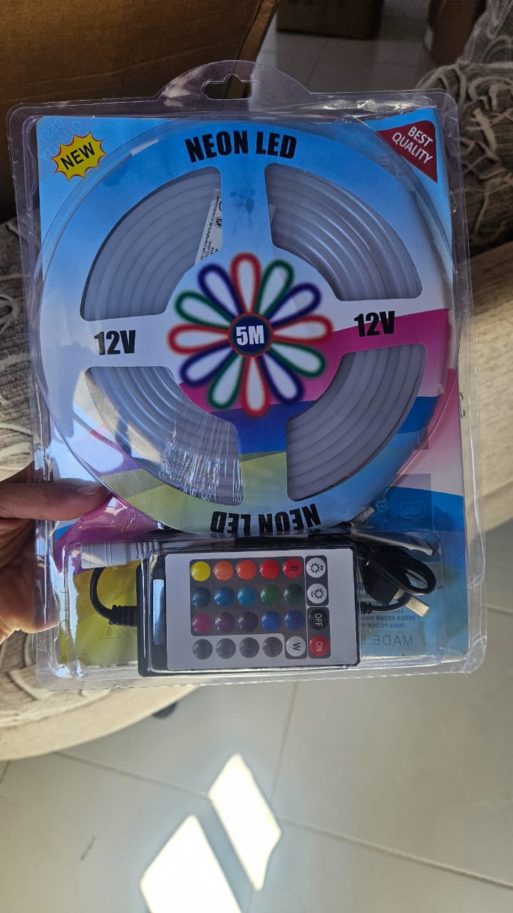 TIRA LED DE NEON MULTICOLOR