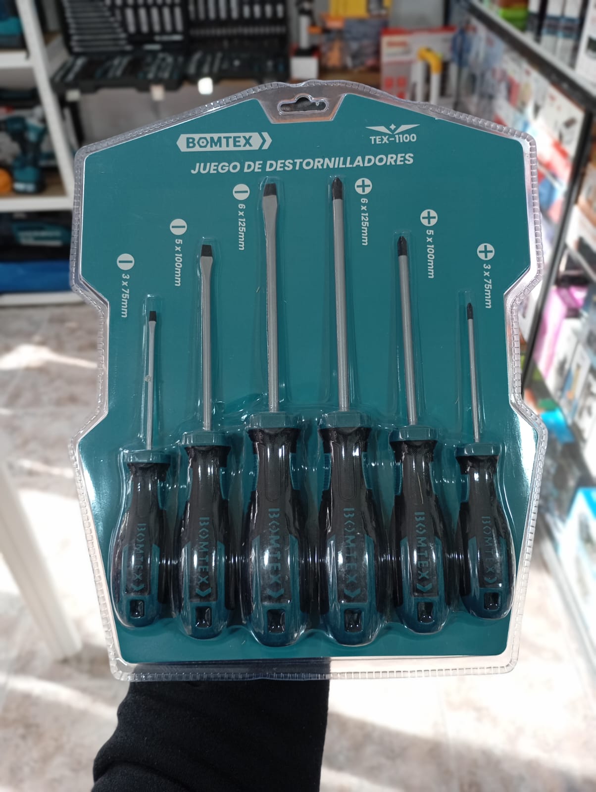 set de destornillador x6 TEX1100