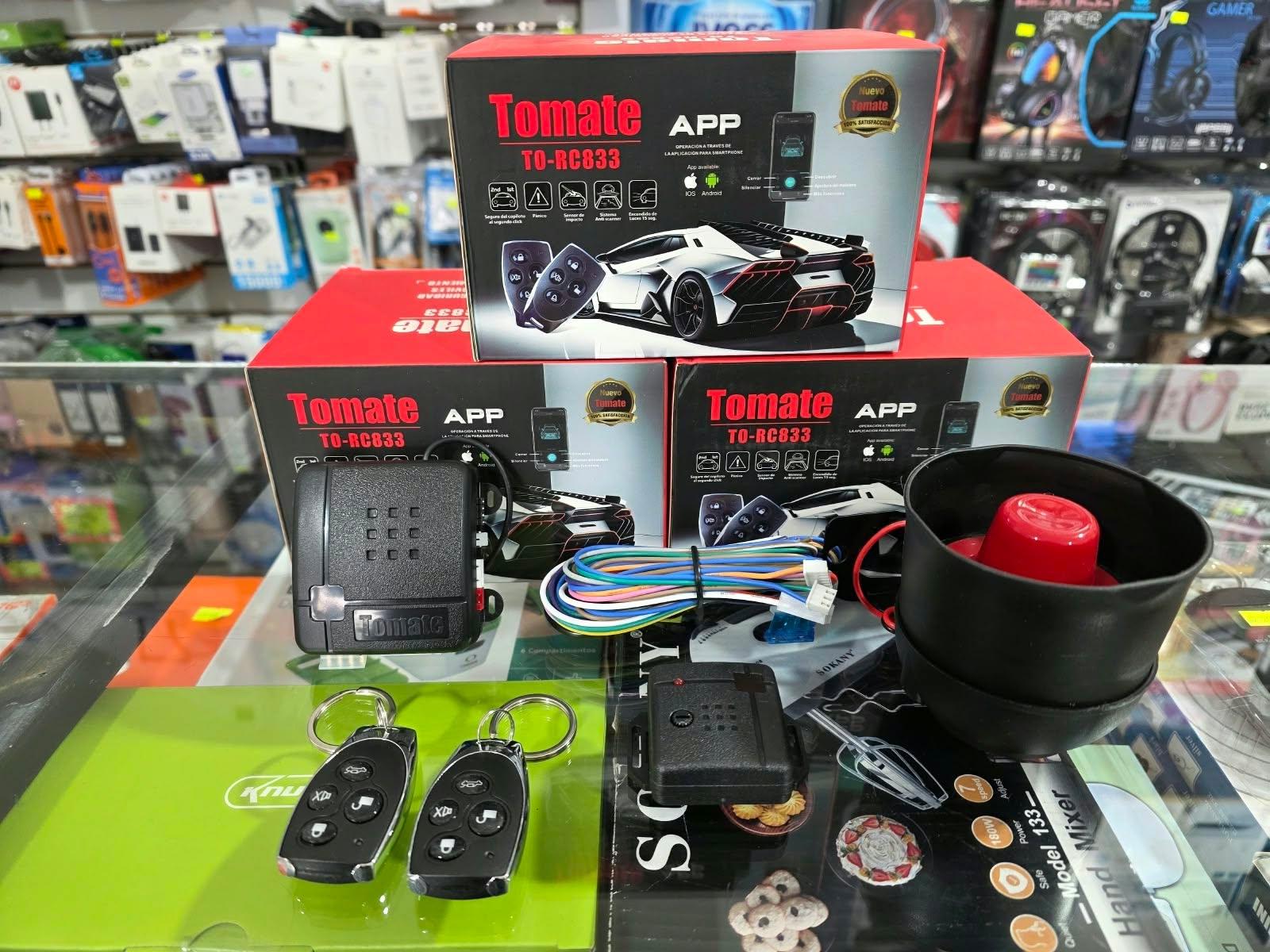 alarma p/auto con control remoto