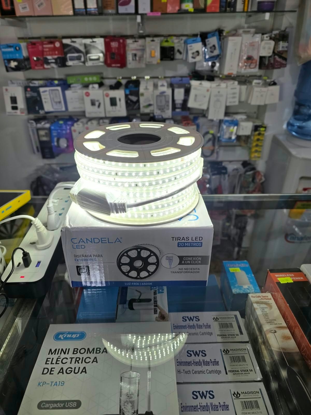 tira led blanca fria de 20m