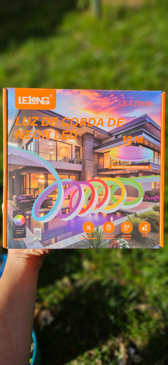 TIRA DE NEON RGB 10M LE-LT0189