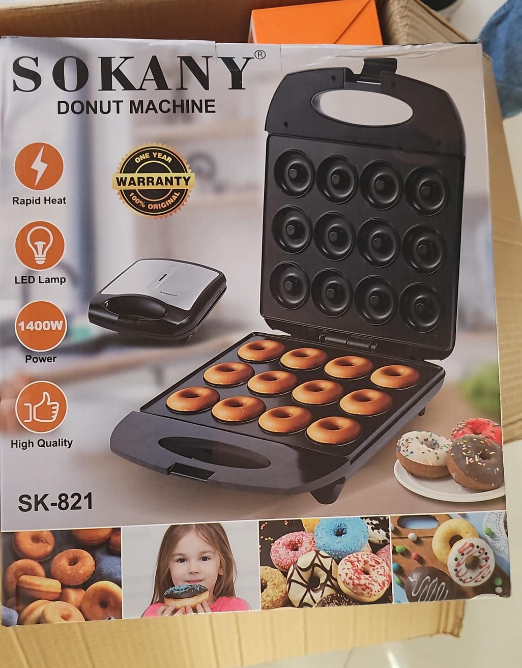 MAQUINA DE MINI DONAS X12 SK-821